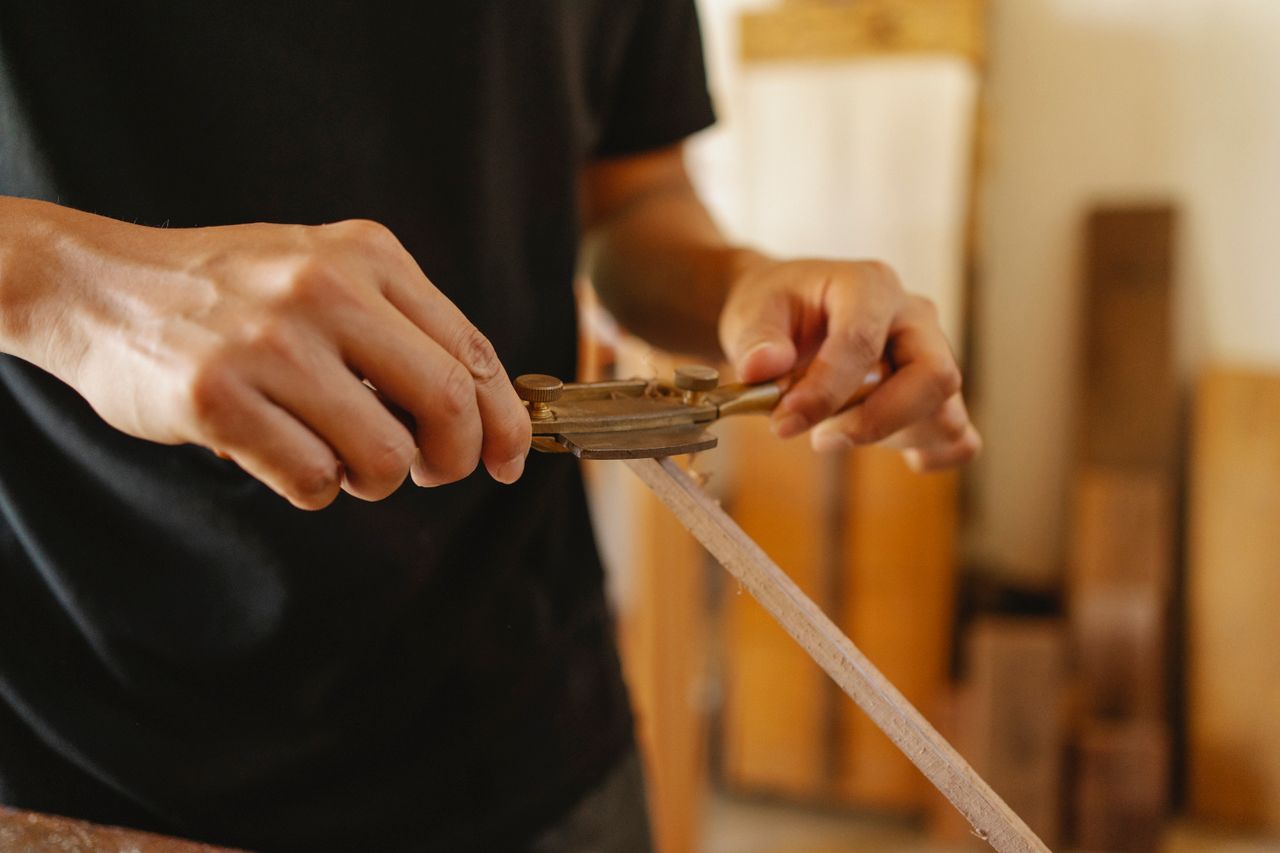 Interior of our woodworking workshop in Toronto